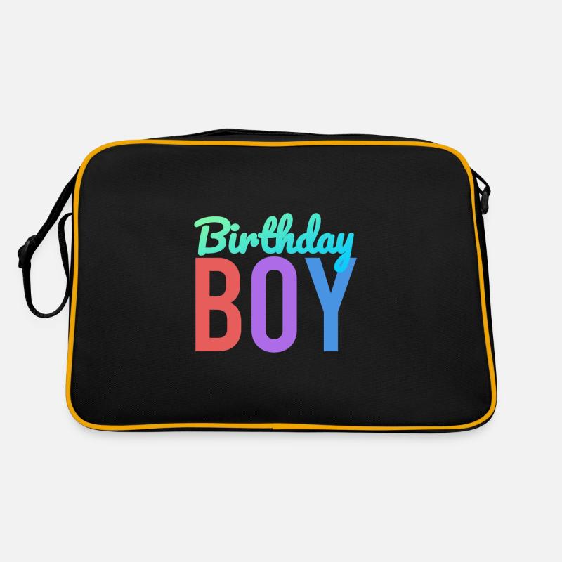 Birthday boy - Retro Bag - black/gold