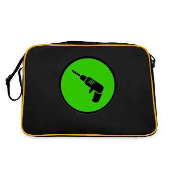 Drill - Retro Bag - black/gold - Back