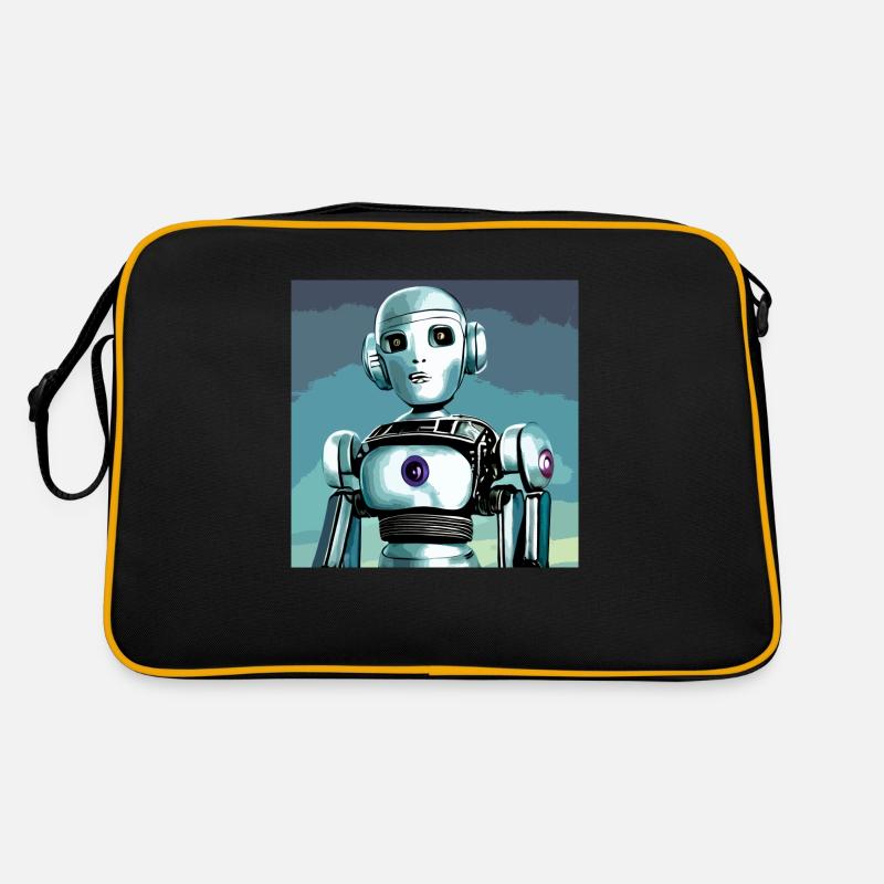 Robot, androïde, cyborg, science-fiction Sac Retro
