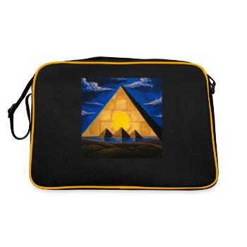 Great Pyramid - Retro Bag - black/gold - Back