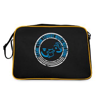Je suis venu voir oublier - Sac Retro - noir/or - Dos