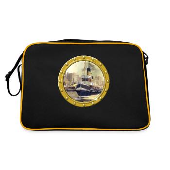 Remorqueurs à vapeur - Sac Retro - noir/or - Dos