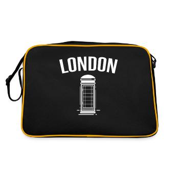 London Phone - Retro Bag - black/gold - Back