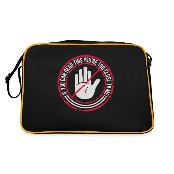 trop près de moi - Sac Retro - noir/or - Dos
