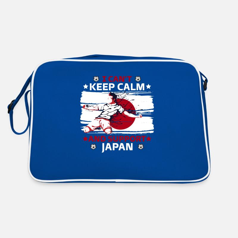 keep calm and support japan Retro Bag