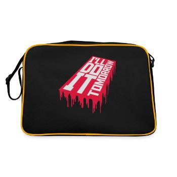Citation de Do It Tomorrow - Sac Retro - noir/or - Dos