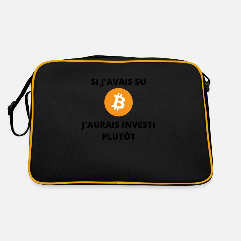 citation "Si j'avais su j'aurais investi plutôt" Sac Retro