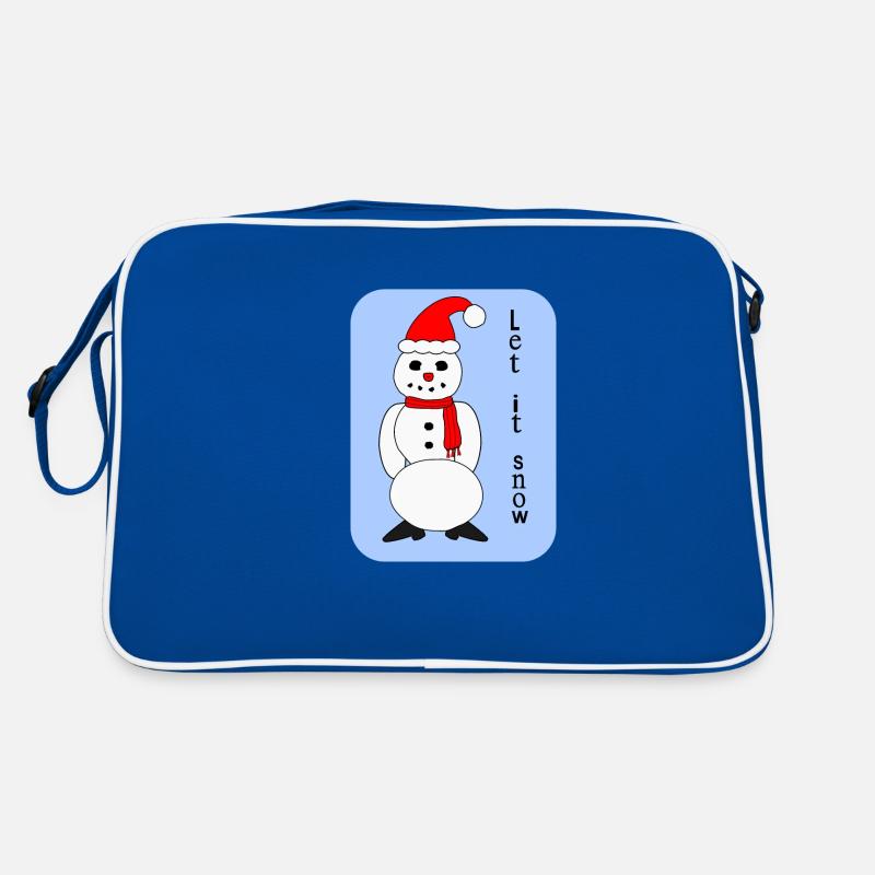 Let it snow Retro Tasche