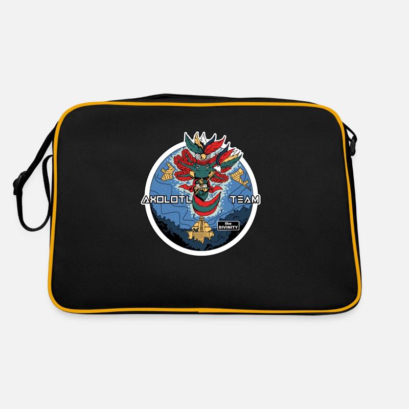 Das antike Axolotl Retro Tasche