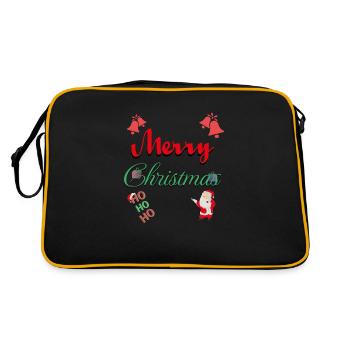 Happy holidays - Retro Bag - black/gold - Back