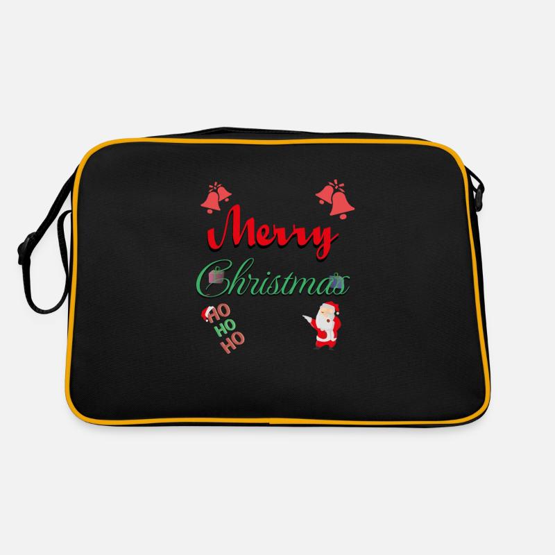 Frohe Feiertage Retro Tasche