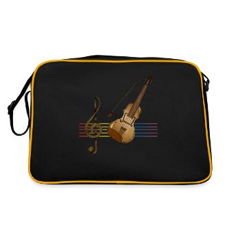 Violon - Sac Retro - noir/or - Dos