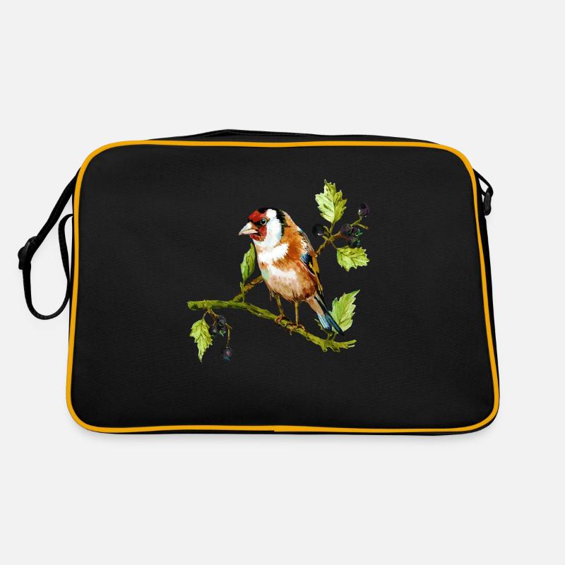 Oiseau coloré Sac Retro
