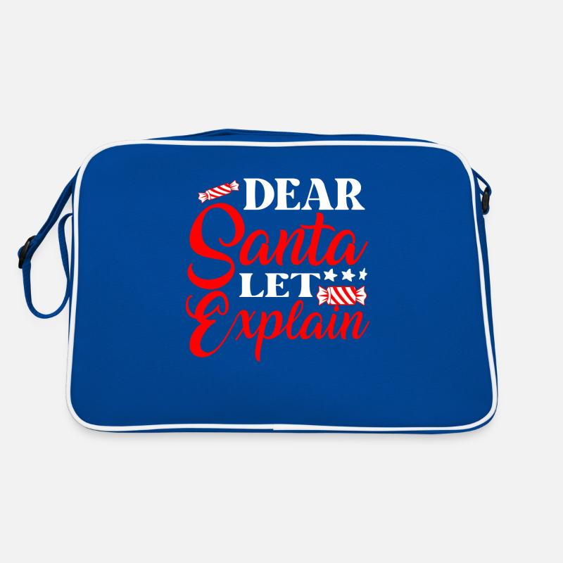 Dear santa let me explain Retro Bag