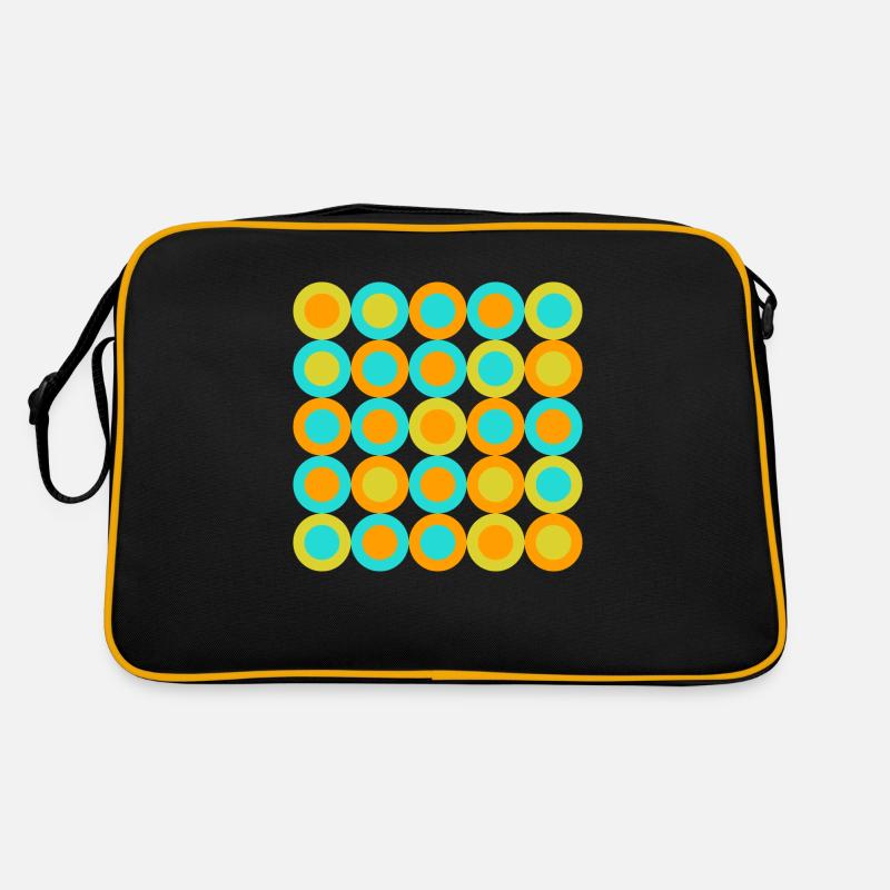 geometric pattern Retro Tasche