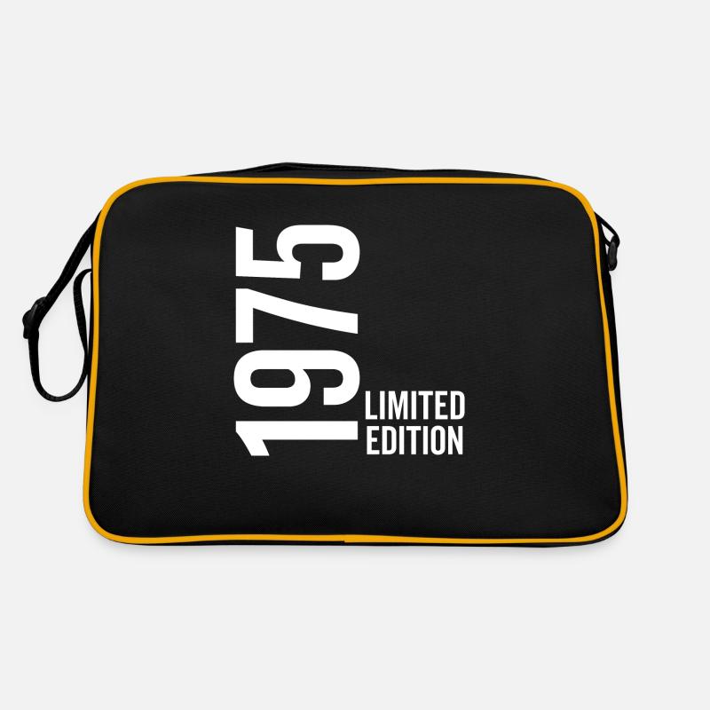 1975 Limited Edition - Retro Tasche - Schwarz/Gold