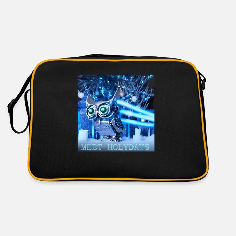 Treffen Sie die Feiertage - Retro Tasche - Schwarz/Gold