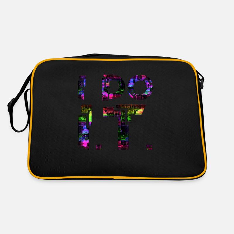 IT guy support geek computer computer geek i do it Retro Bag