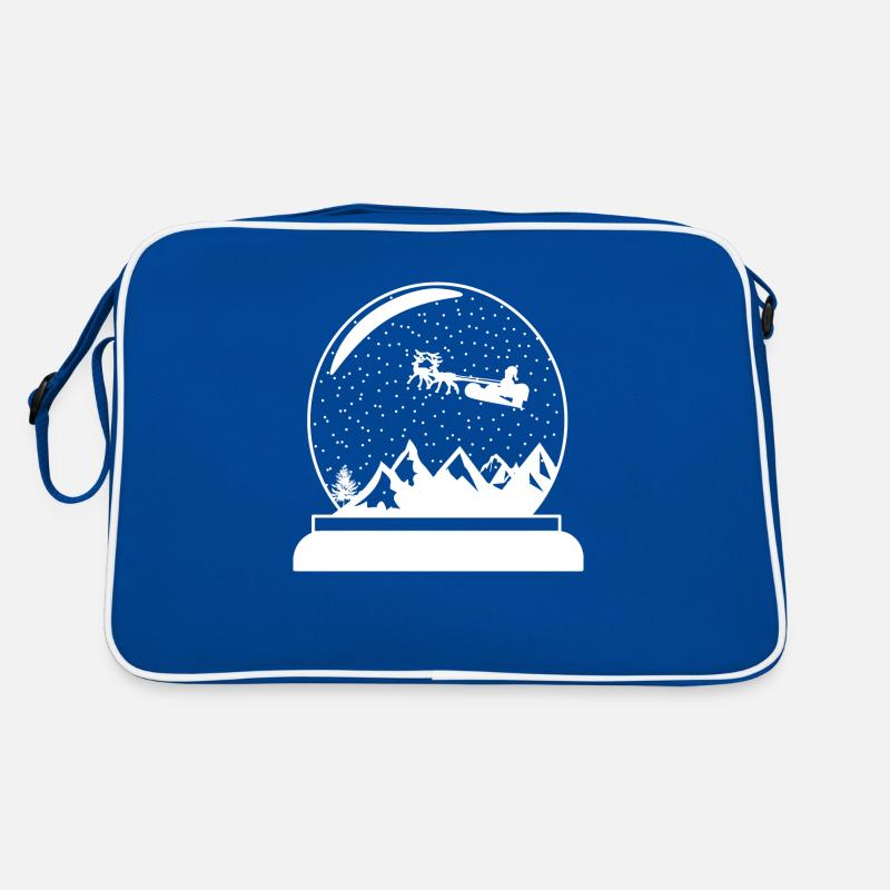 Snow Globe Conception de globe de Noël Sac Retro