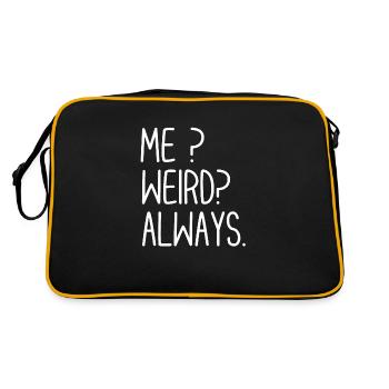 Moi bizarre toujours - Sac Retro - noir/or - Dos