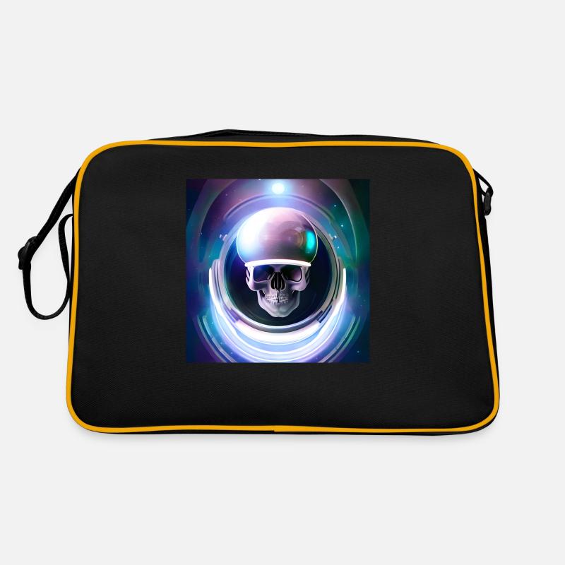 Héros de l’espace - Sac Retro - noir/or