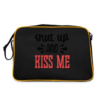 Tais-toi et embrasse-moi - Sac Retro - noir/or - Dos