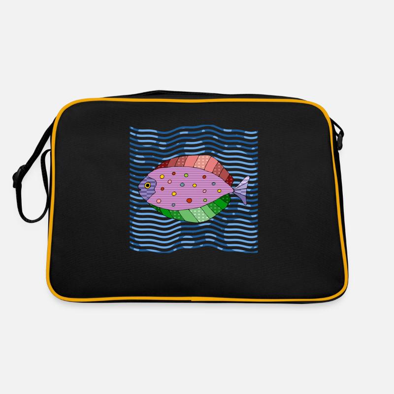 Fisch Retro Tasche