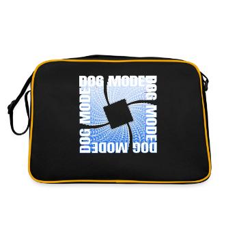 Statement Beagle Dog Breed Beagle Dogs Mammal - Retro Bag - black/gold - Back