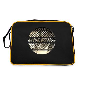 Golfing Ball gold - Retro Bag - black/gold - Back