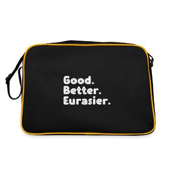 Eurasiens - Sac Retro - noir/or - Dos