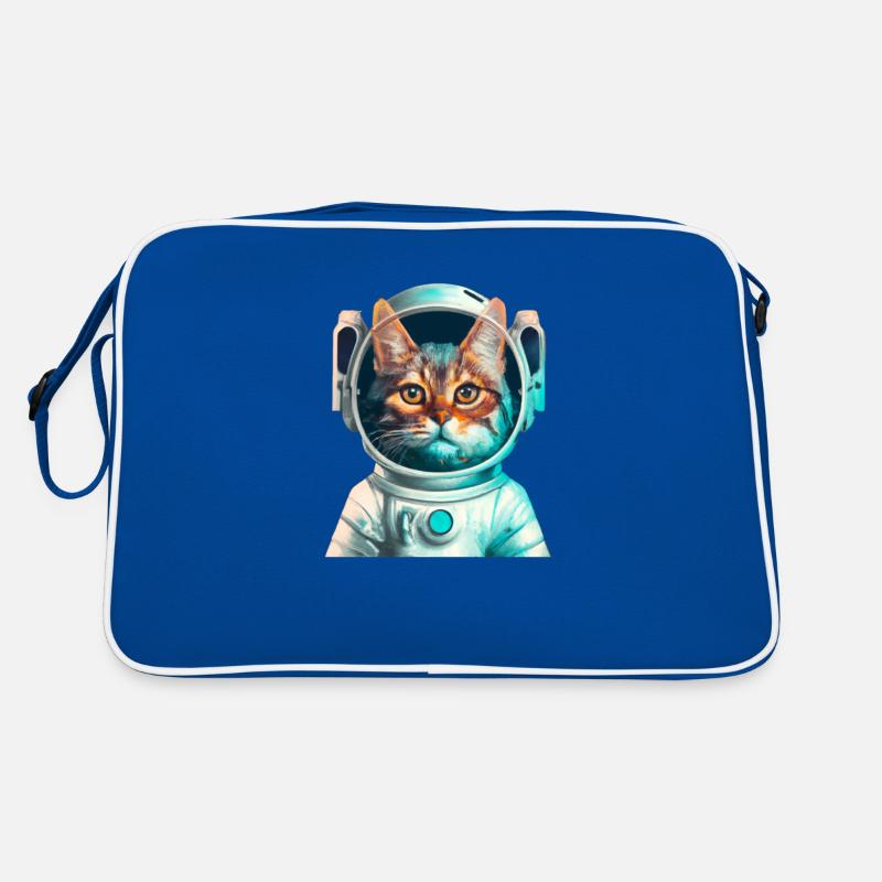 space cat Retro Tasche