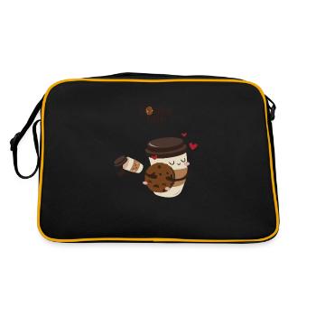 Coffee Time 2 - Retro Bag - black/gold - Back