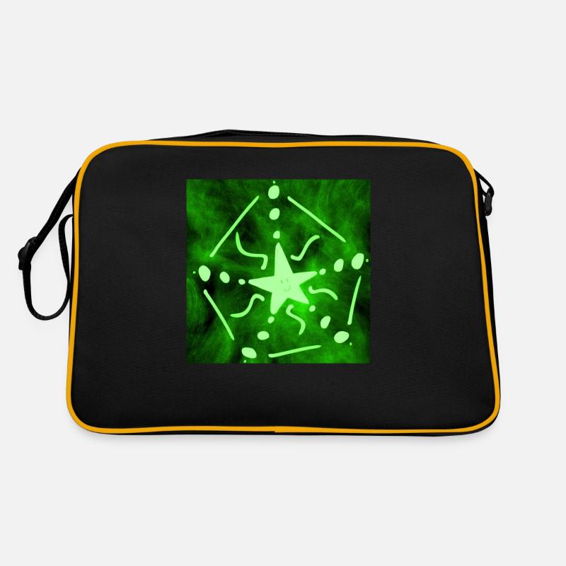GRÜNER STERN Retro Tasche