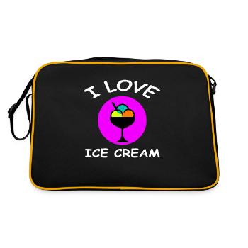 Ice - Retro Bag - black/gold - Back