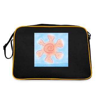 SOLEIL SUR LA MER - Sac Retro - noir/or - Dos
