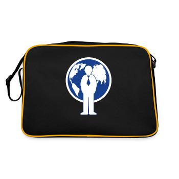 La Terre - Sac Retro - noir/or - Dos