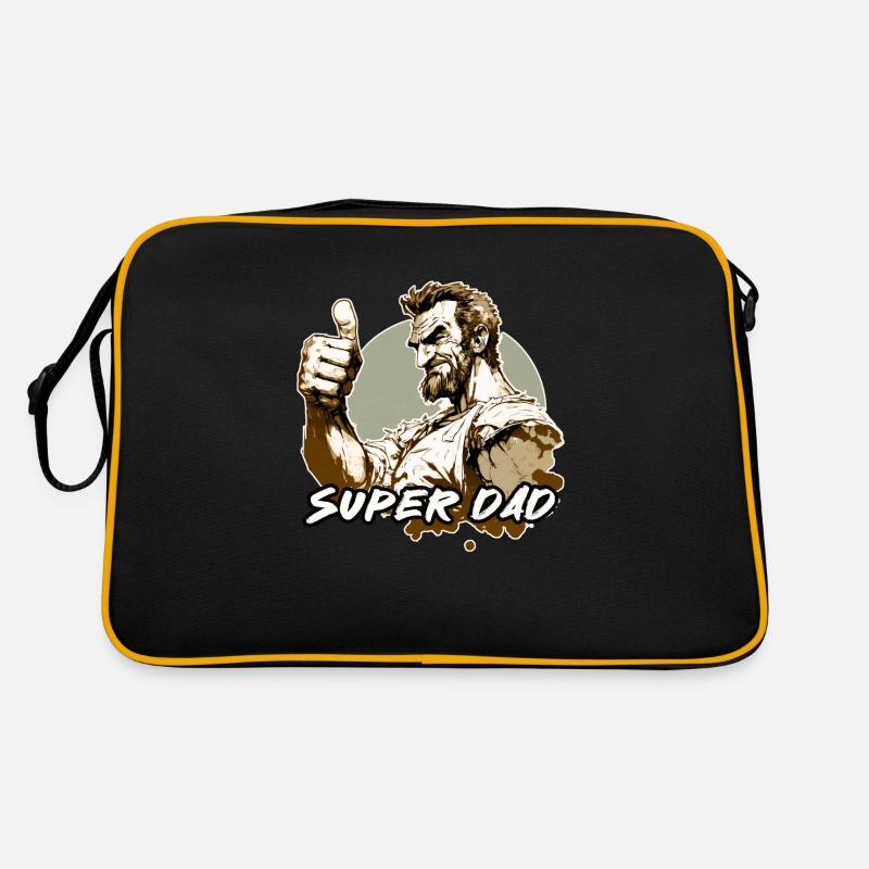 Great Dad! - Retro Bag - black/gold