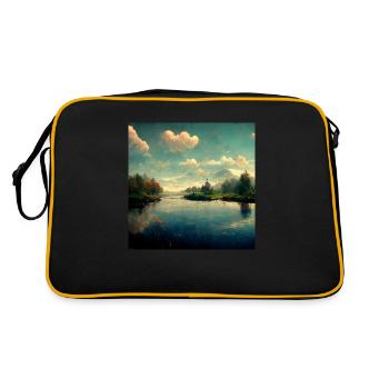 Enchanted nature - Retro Bag - black/gold - Back