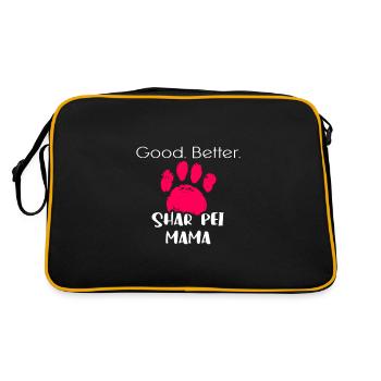 Shar Pei - Sac Retro - noir/or - Dos