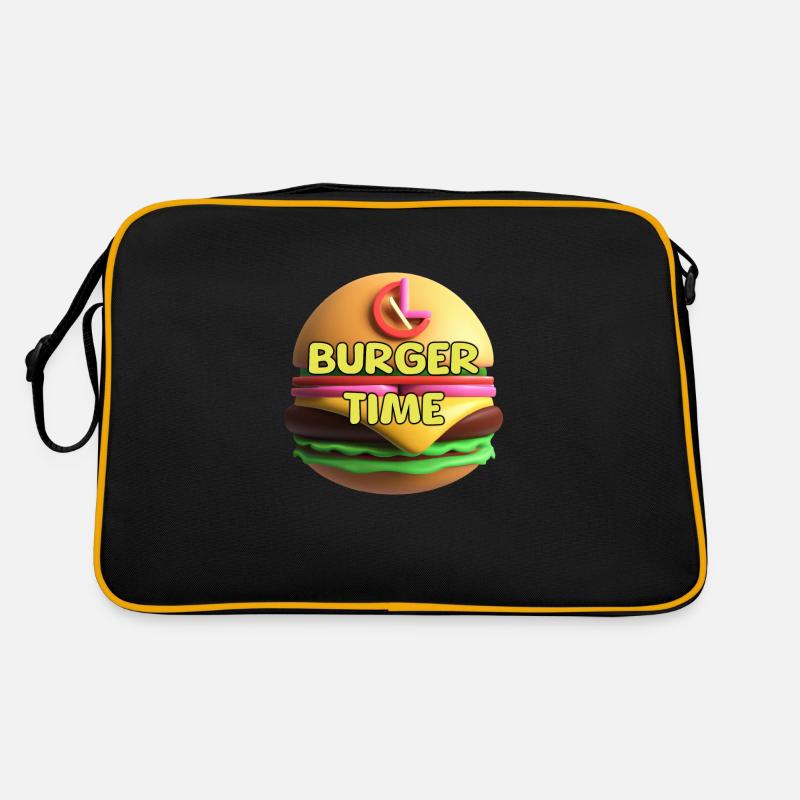 L’HEURE DU BURGER Sac Retro