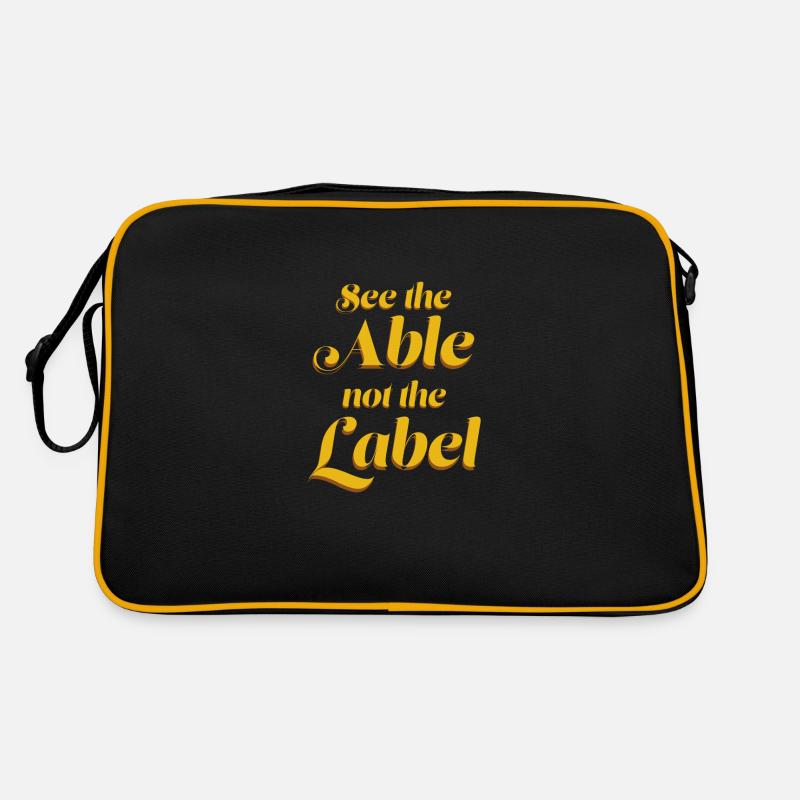See the able not the label Sac Retro
