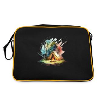 Into the Wild - Retro Bag - black/gold - Back