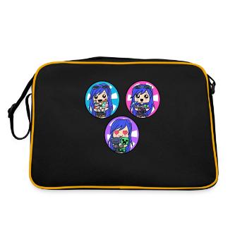 3 filles Funneh - Sac Retro - noir/or - Dos