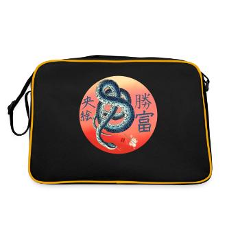 Schlange_Beutejagd - Retro Bag - black/gold - Back
