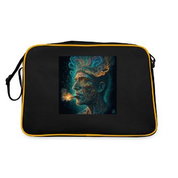 Fumeur - Sac Retro - noir/or - Dos