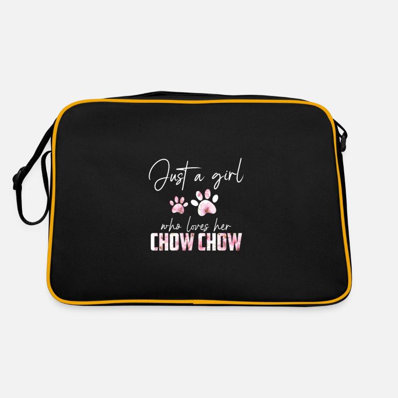 Chow Chow Retro Tasche