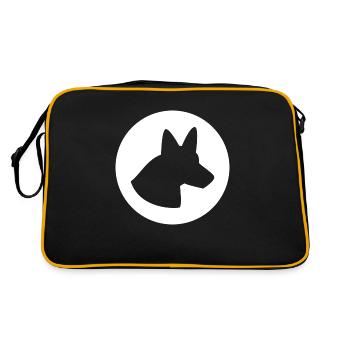 DOG CAT PET - Retro Bag - black/gold - Back