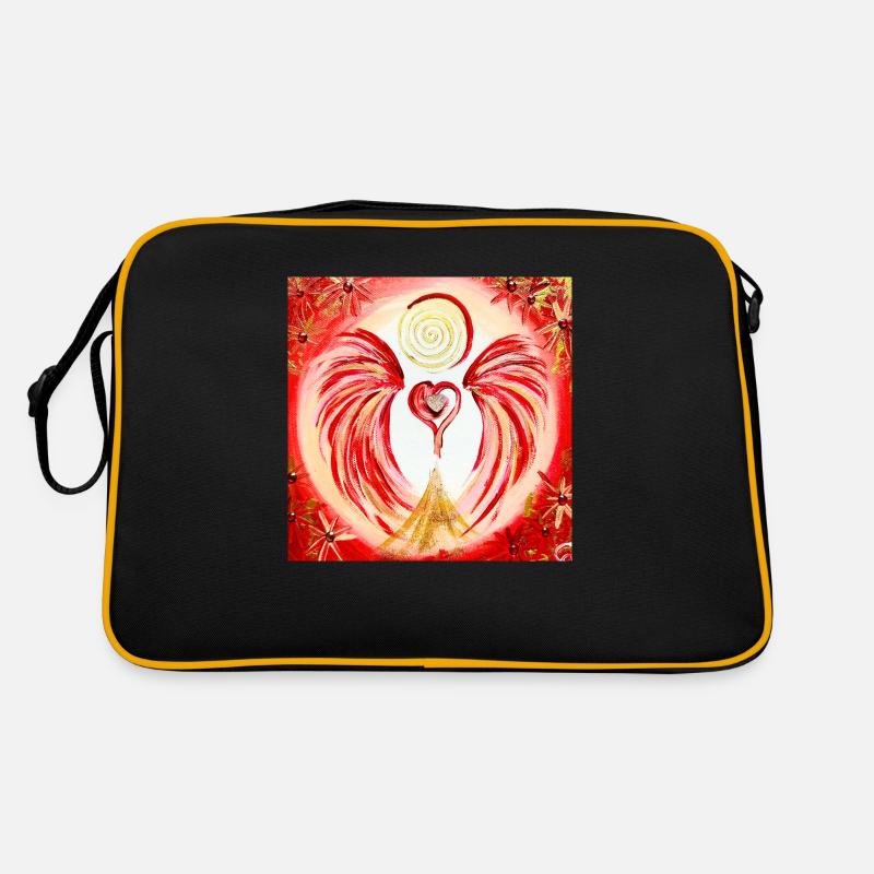 Herzengel Mutter Kind Liebe Retro Tasche