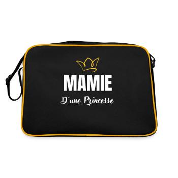 mamie d'une princesse - Sac Retro - noir/or - Dos