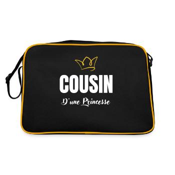 cousin d'une princesse - Sac Retro - noir/or - Dos